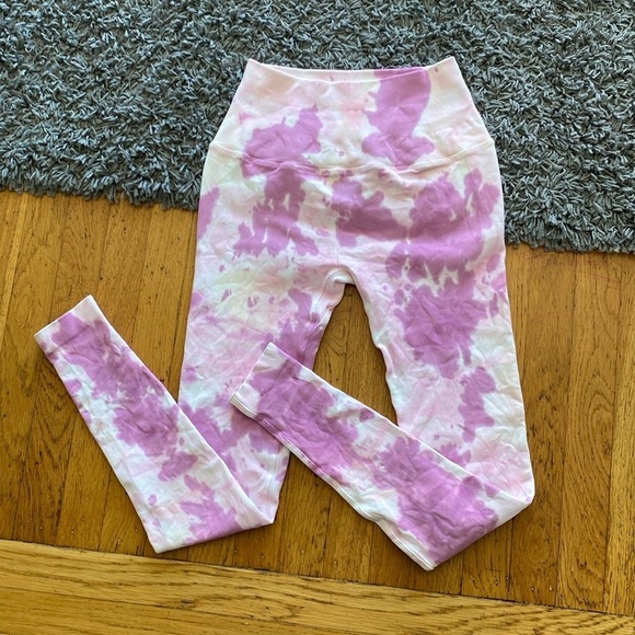 Spiritual Gangster Tie Dye Seamless Purple Leggings Size XS/S - Picture 1 of 13